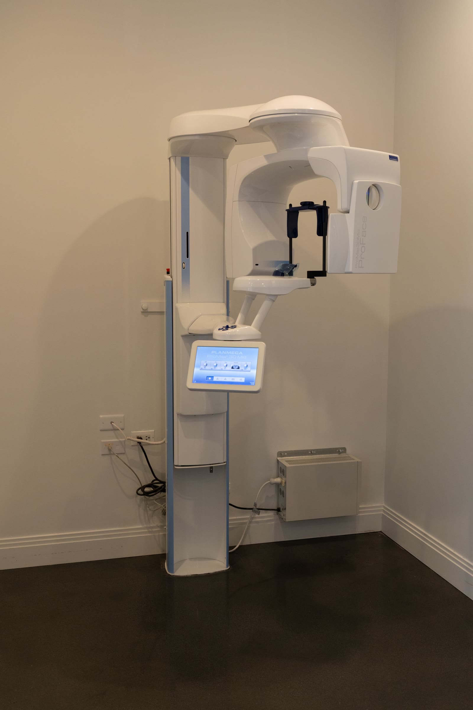 The CBCT scanner room